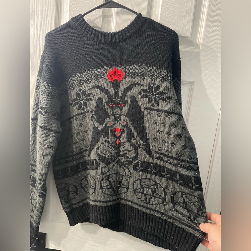 Shredder’s Apparel Baphomet sweater